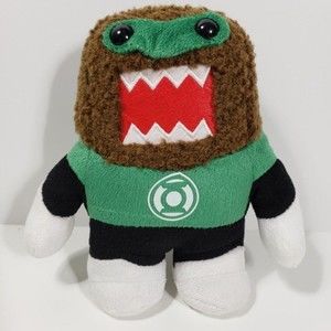 Domo Green Lantern Plush Toy D.C. Comics Monster Hero 6.5 inches Dated 2013